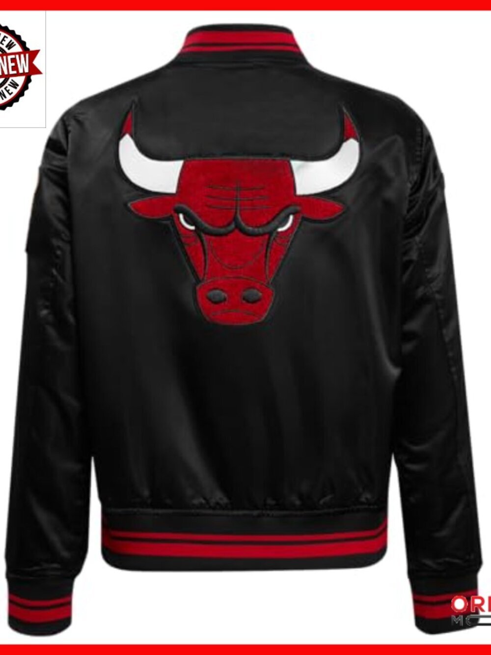 Women's NBA Retro Satin Jacket Long Sleeve Snap Closure Regular Fit - Picture 5 of 7